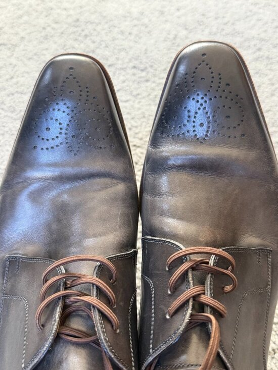 Magnanni Gerardo Medallion Toe Derby / Oxfords - Made in Spain - Sz. 10 1/2 -EUC main image 10